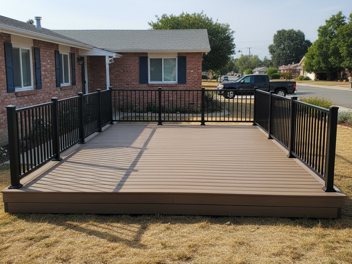 Deck Staining & Sealing completed by Midway Deck Co in Fresno, CA